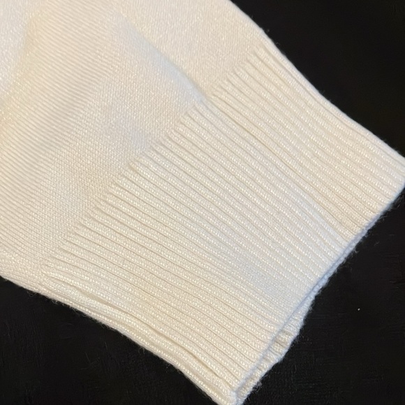 Calvin Klein Ribbed Color Block Mock Neck Women XL/EG/TG Black/White NWT Sweater - Picture 11 of 12